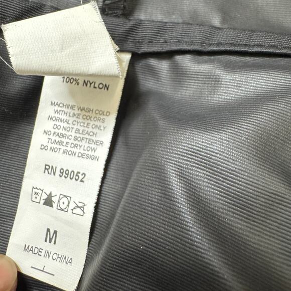 Great Notion Brewing Jacket Mens Snap Button Black M Nylon Hoodie Portland PDX - Picture 4 of 7